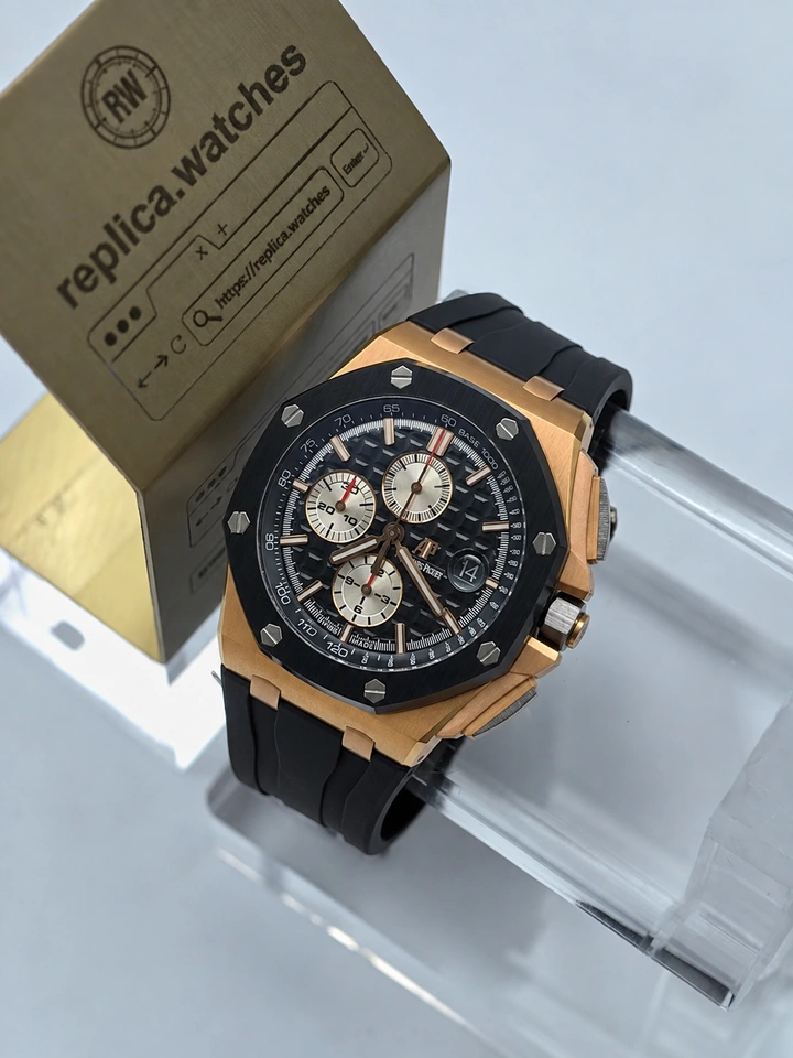 Audemars Piguet Royal Oak Offshore 26401RO.OO.A002CA.01 Super Clone Watch 44mm Black Ceramic Chronograph