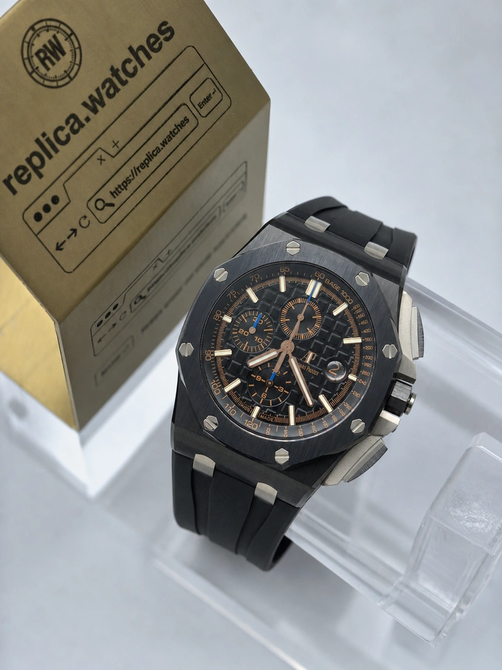 Audemars Piguet Royal Oak Offshore 26405CE Super Clone Watch 44mm Black Ceramic Chronograph