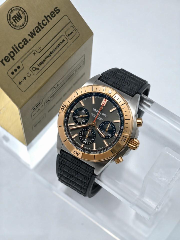 Breitling Chronomat B01 42 UB0134101B1S1 Clone Watch 42mm Anthracite Dial Super Clone Cal.01 Chronograph