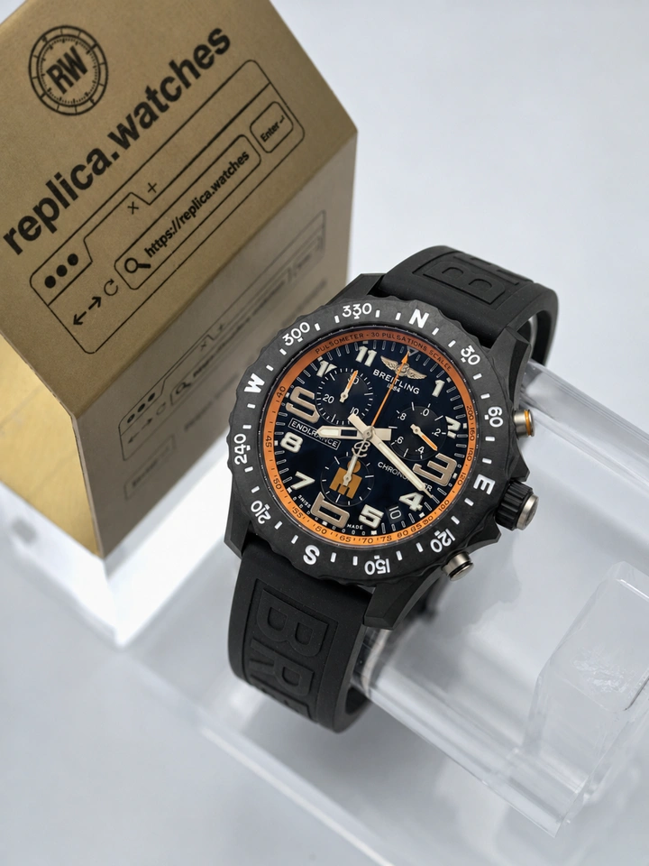 Breitling Endurance Pro 44 IRONMAN Finisher X823101B1B1S1 Clone Watch Carbon Fiber Black Dial Quartz