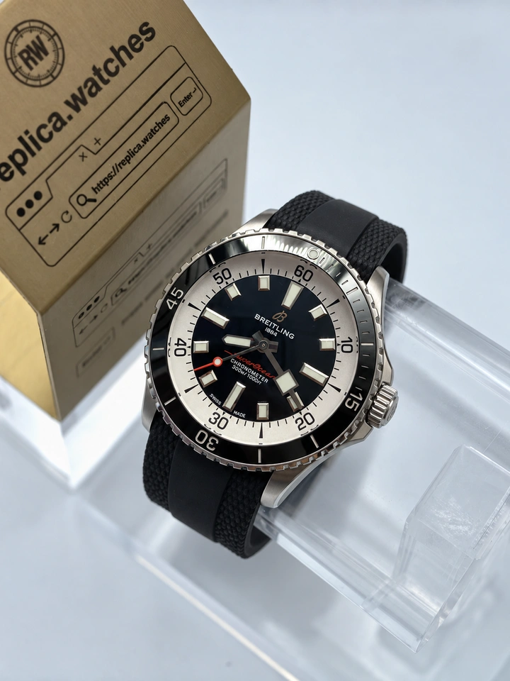 Breitling Superocean Automatic 42 A17375211B1S1 Black Dial Ceramic Bezel Clone Cal.17 Movement Super Clone Watch