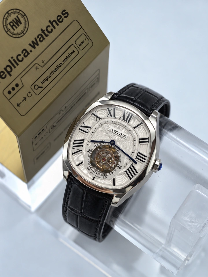 Cartier Drive de Cartier W4100013 Clone Watch 41mm Silver Dial Stainless Steel Super Clone Cal.9452 MC