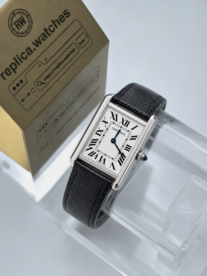 Cartier Tank Must WSTA0041 Silvered Dial Roman Numerals 1:1 Clone Watch Sapphire Crystal Quartz