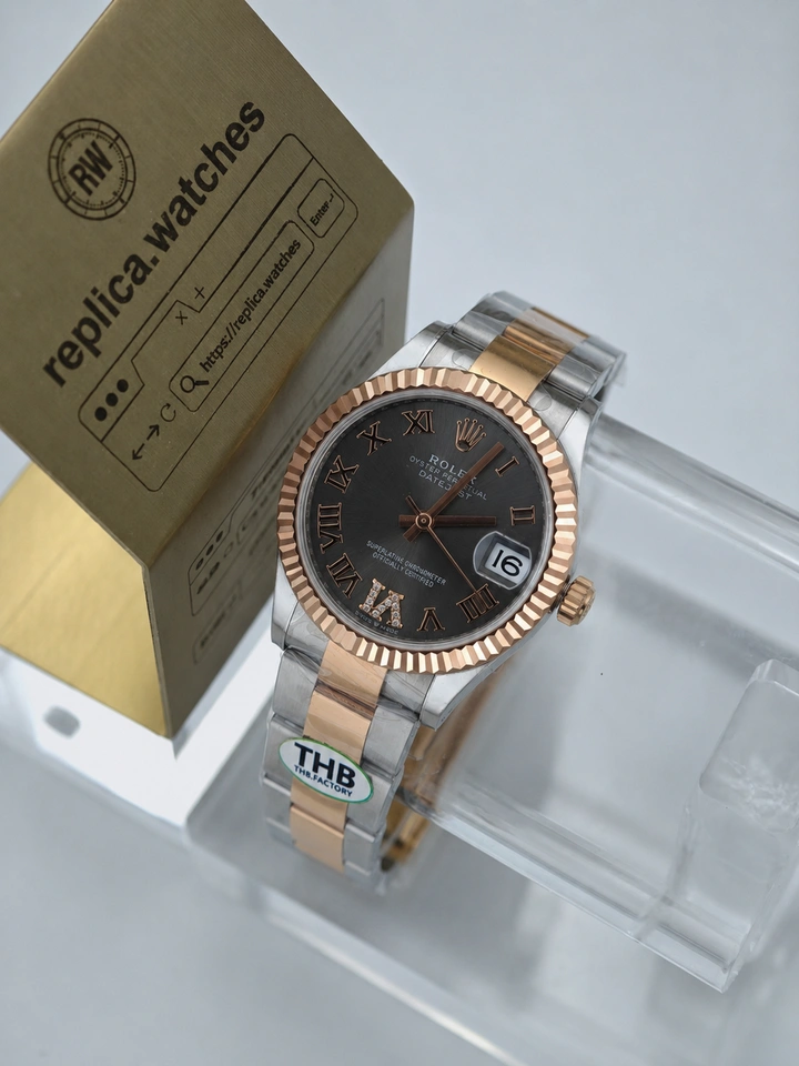 Rolex Datejust 31 M278271-0029 Slate Grey Dial 1:1 Clone Watch with Clone Cal.2236 Movement