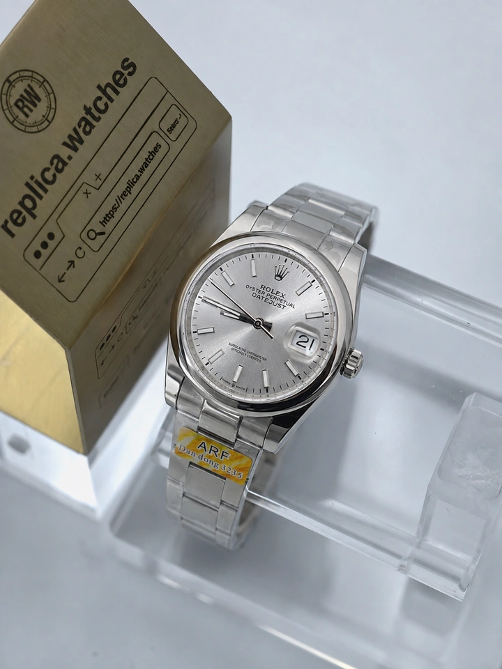 Rolex Datejust M126200-0002 Super Clone 36mm Silver Dial 904L Stainless Steel Clone Watch