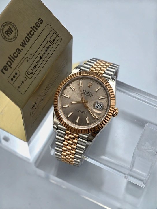 Rolex Datejust M126331-0010 41mm Super Clone Sundust Dial Fluted Bezel Jubilee Bracelet Clone Calibre 3235