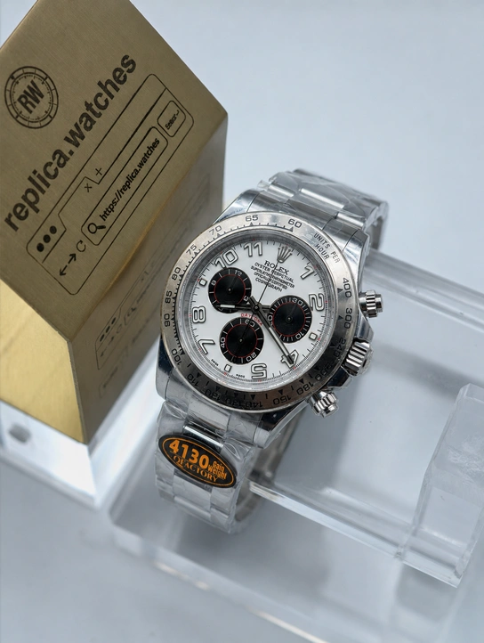 Rolex Daytona M116509 Super Clone Watch 40mm Silver Racing Dial Gain Weight Version Clone Calibre 4130