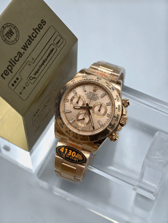 Rolex Daytona M116505-0017 Super Clone Watch 40mm Sundust Dial Gain Weight Edition Clone Calibre 4130