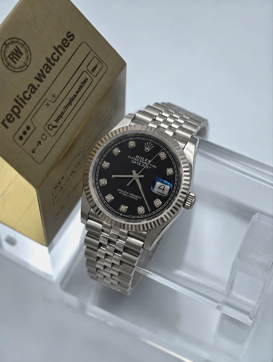 Rolex Datejust M126234-0027 Super Clone Watch 36mm Black Sunray Dial 904L Steel Clone Calibre 3235 Movement