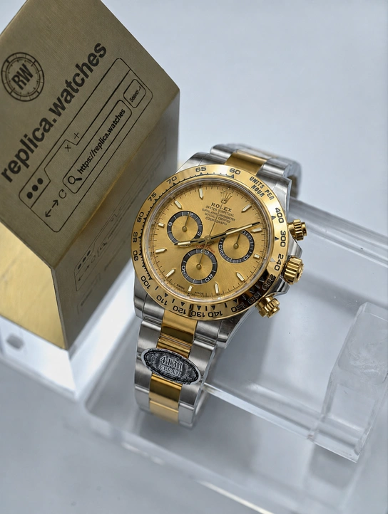 Rolex Daytona M126503-0004 High-End Super Clone Watch 40mm Gold Dial Chronograph with Clone Calibre 4131