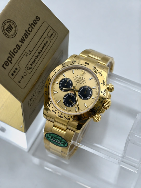 Rolex Daytona M126508-0006 Super Clone Watch 40mm Gold Dial Clone Calibre 4131 Gain Weight Version