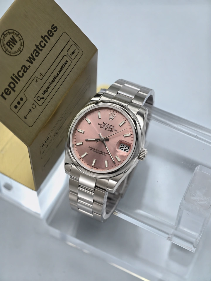 Rolex Ladies Datejust 31mm M278240-0007 Pink Sunray Dial Clone Watch 1:1 Clone Super Clone Calibre 2236