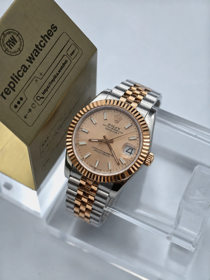 Rolex Ladies Datejust 31mm M278271-0010 Rose Gold Dial Super Clone Watch 1:1 Clone Luxury Edition