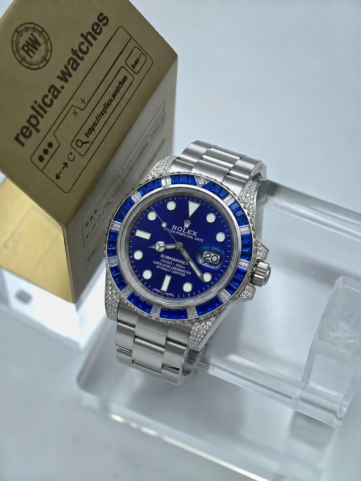 Rolex Submariner Date 116659SABR Clone Watch 40mm Blue Dial Super Clone Cal.3135 Sapphire Bezel