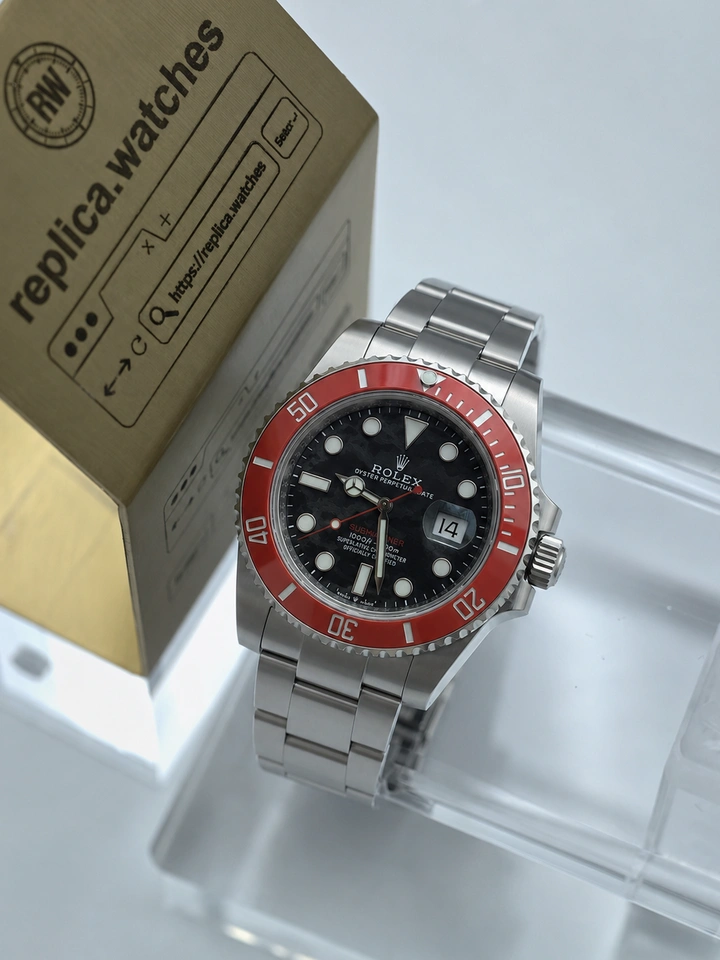 Rolex Submariner DiW Red Circle 116610LN Clone Watch 40mm Black Grey Camo Dial Super Clone Cal.3135