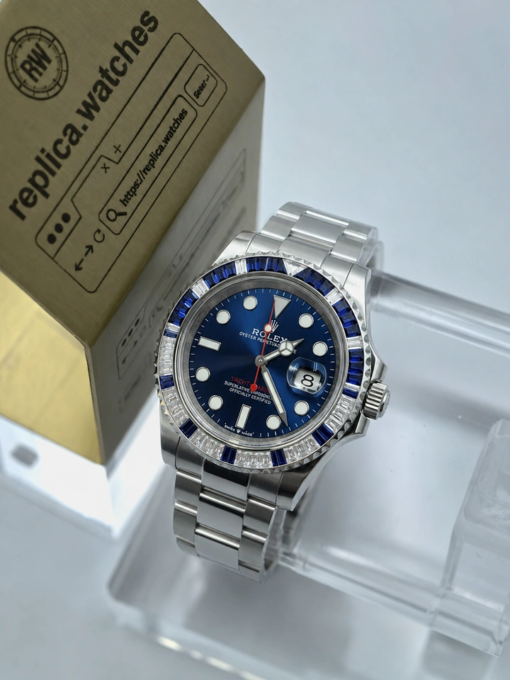 Rolex Yacht-Master M126622-0002 Clone Watch 40mm Blue Dial Super Clone Cal.3235 Sapphire Crystal Modified