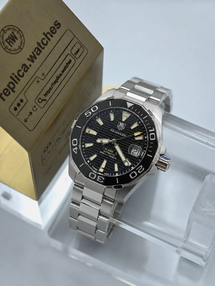 TAG Heuer Aquaracer WAY211A.BA0928 Clone Watch 41mm Black Dial Super Clone SW200 Movement