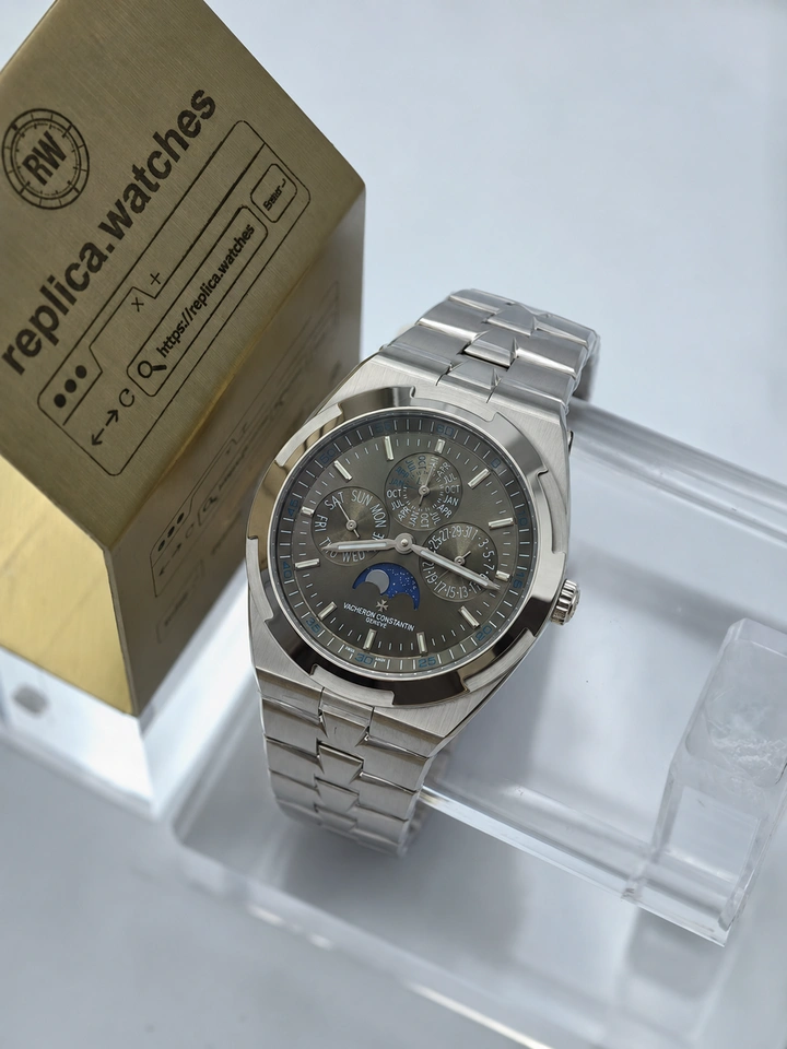 Vacheron Constantin Overseas 4300V/120G-B102 Clone Watch 41.5mm Dark Grey Dial Super Clone Cal.1120 QP Movement
