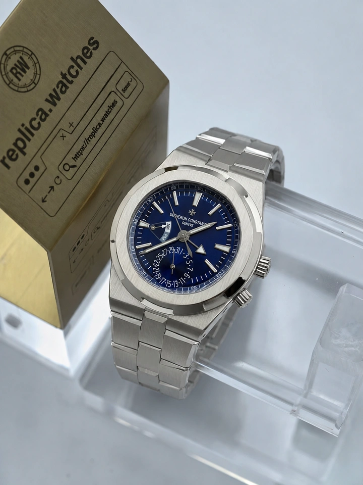 Vacheron Constantin Overseas Dual Time 7920V/210A-B334 Clone Watch 41MM Blue Dial Super Clone Automatic Movement