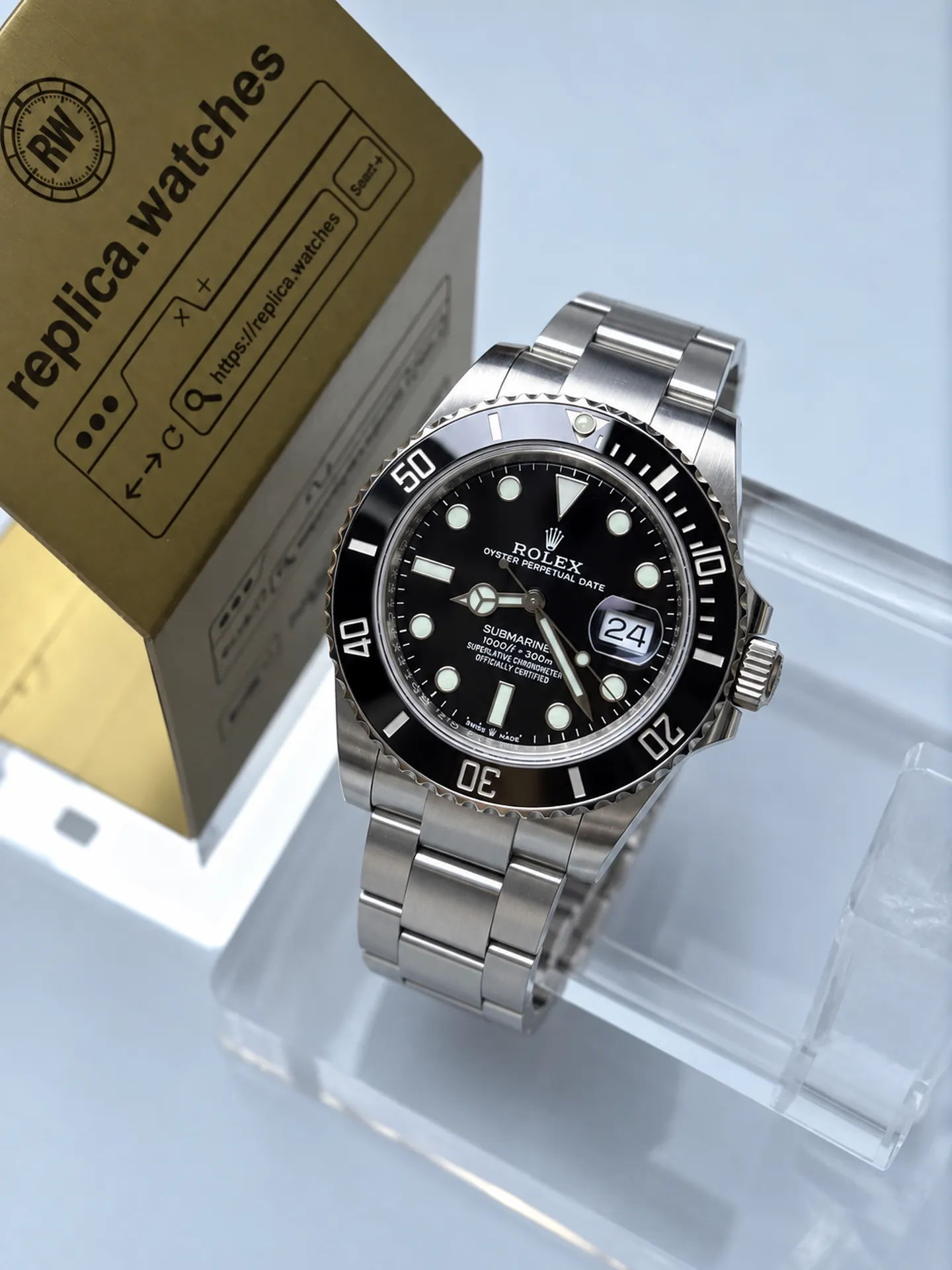 Replica Rolex Submariner M126610LN-0001 Black Dial 41mm Steel 3235 Free Sprung Watch