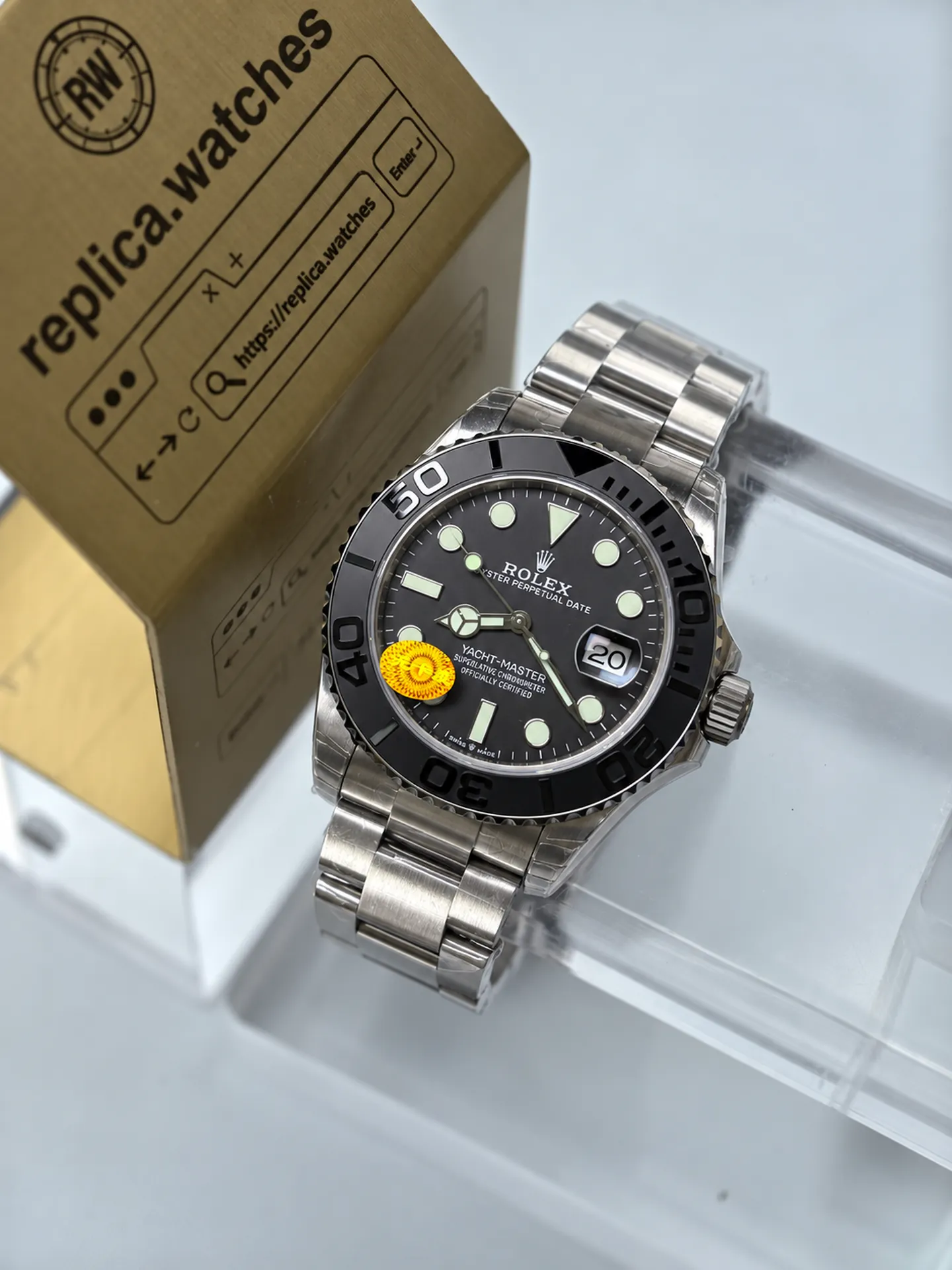 Replica Rolex Yacht-Master M226627-0001 Titanium Black Dial 42mm 3235 Free Sprung Watch