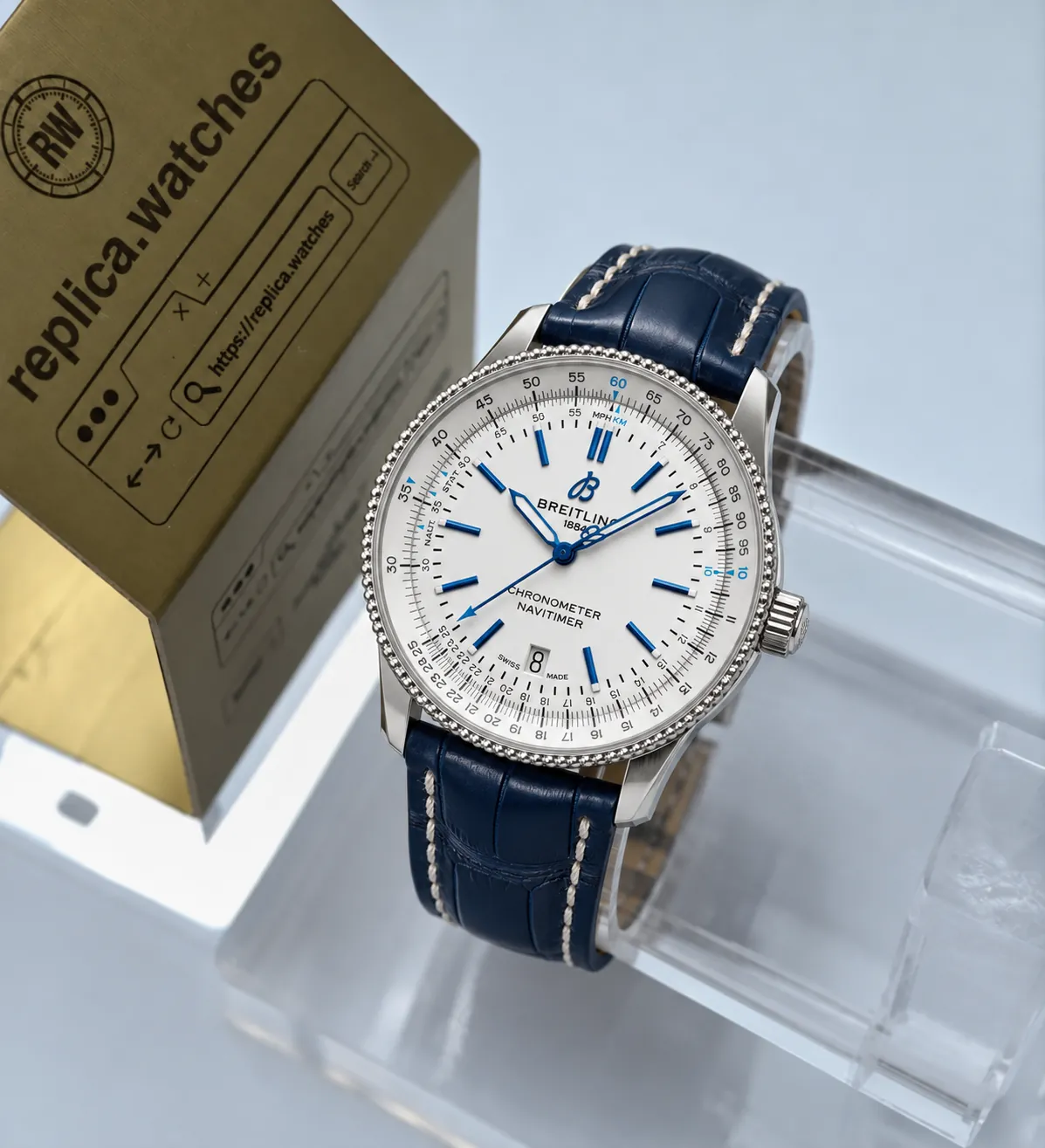 Breitling Navitimer A173263A1G1P1 41mm Automatic White Dial Replica Watch