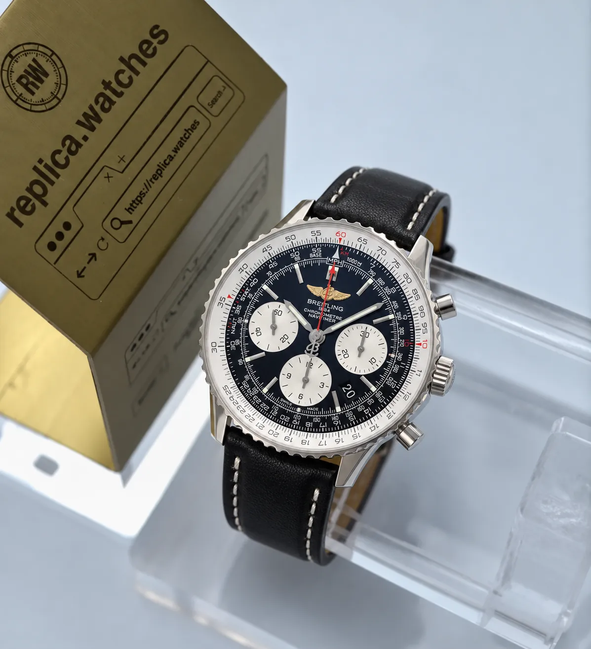 Breitling Navitimer 01 42mm AB0120 Automatic Stainless Steel Replica Watch