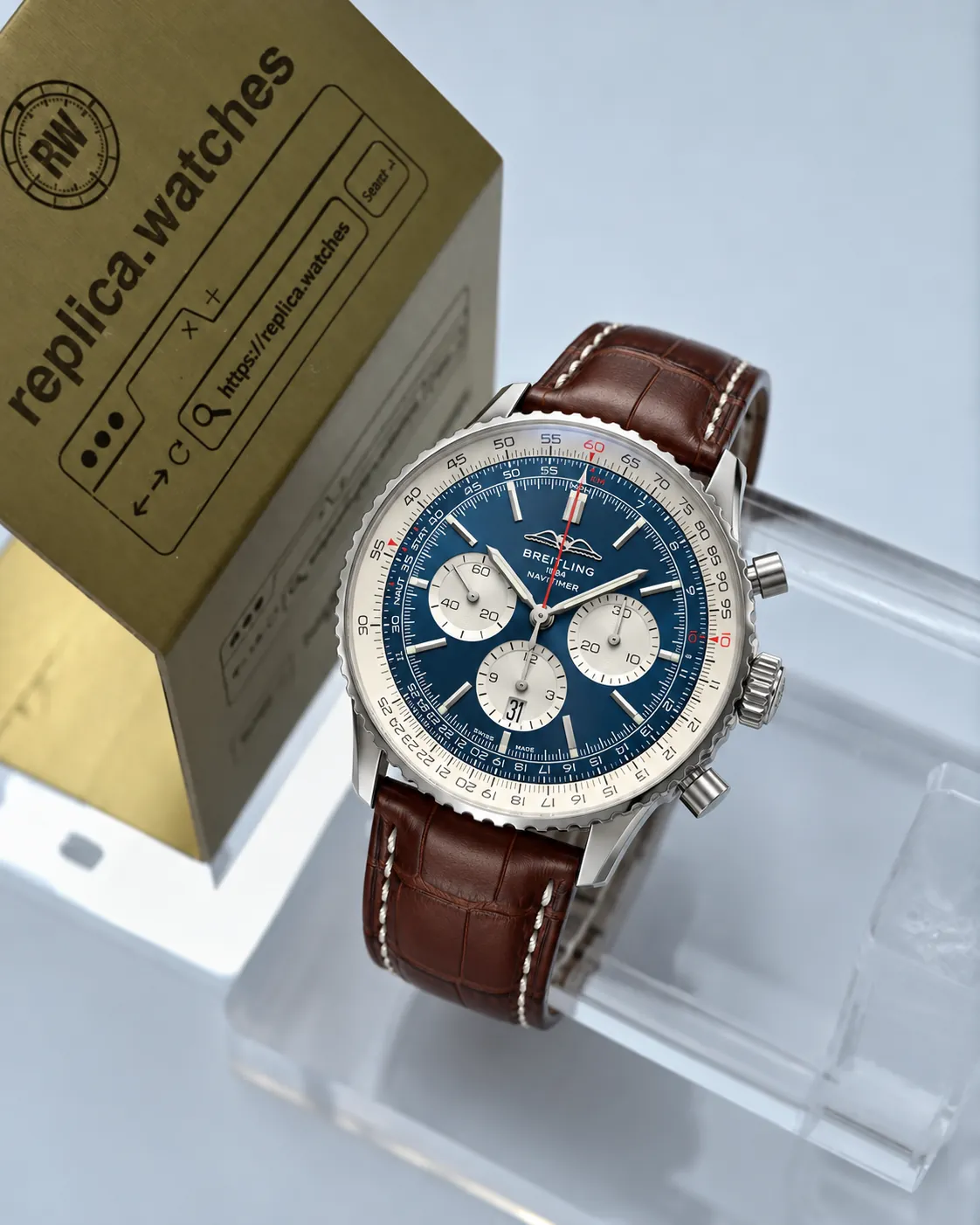 Breitling Navitimer B01 Chronograph AB0137211C1P1 Automatic 46mm Aviation Replica Watch