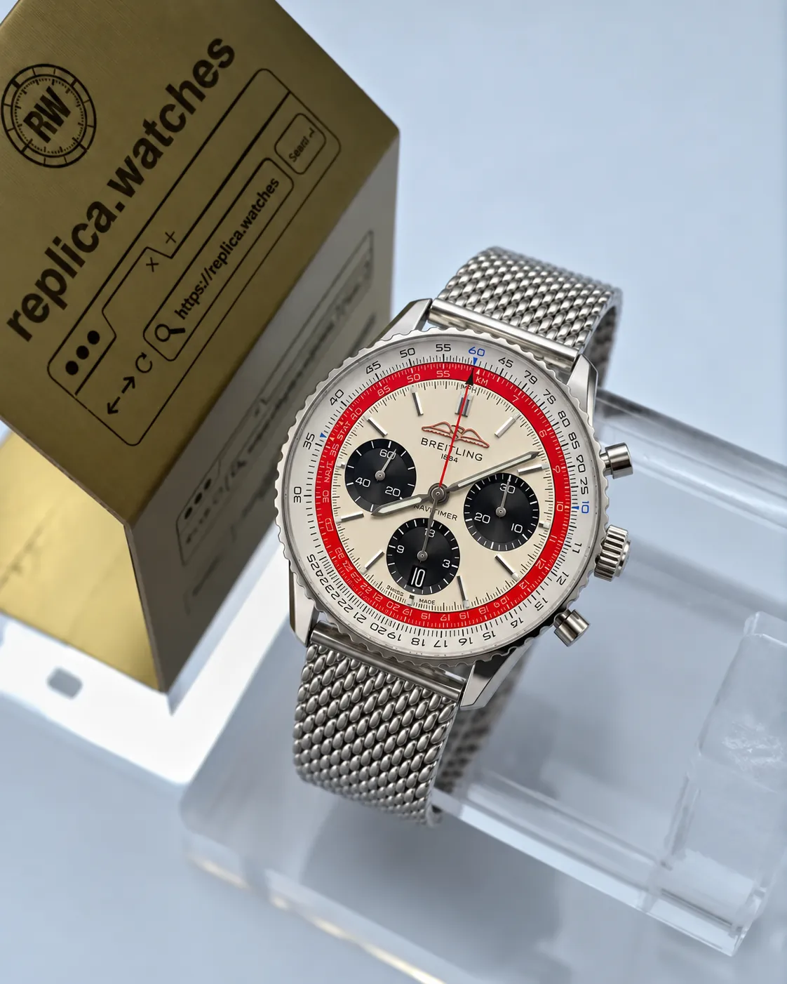 Breitling Navitimer B01 Chronograph AB01383B1G1A1 43mm Automatic Replica Watch