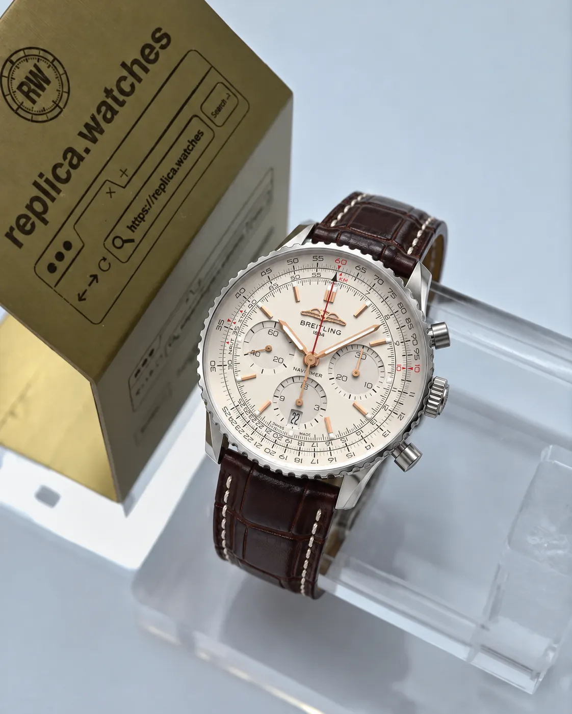 Breitling Navitimer B01 Chronograph AB0139211G1P1 41mm Stainless Steel Elegant Watch
