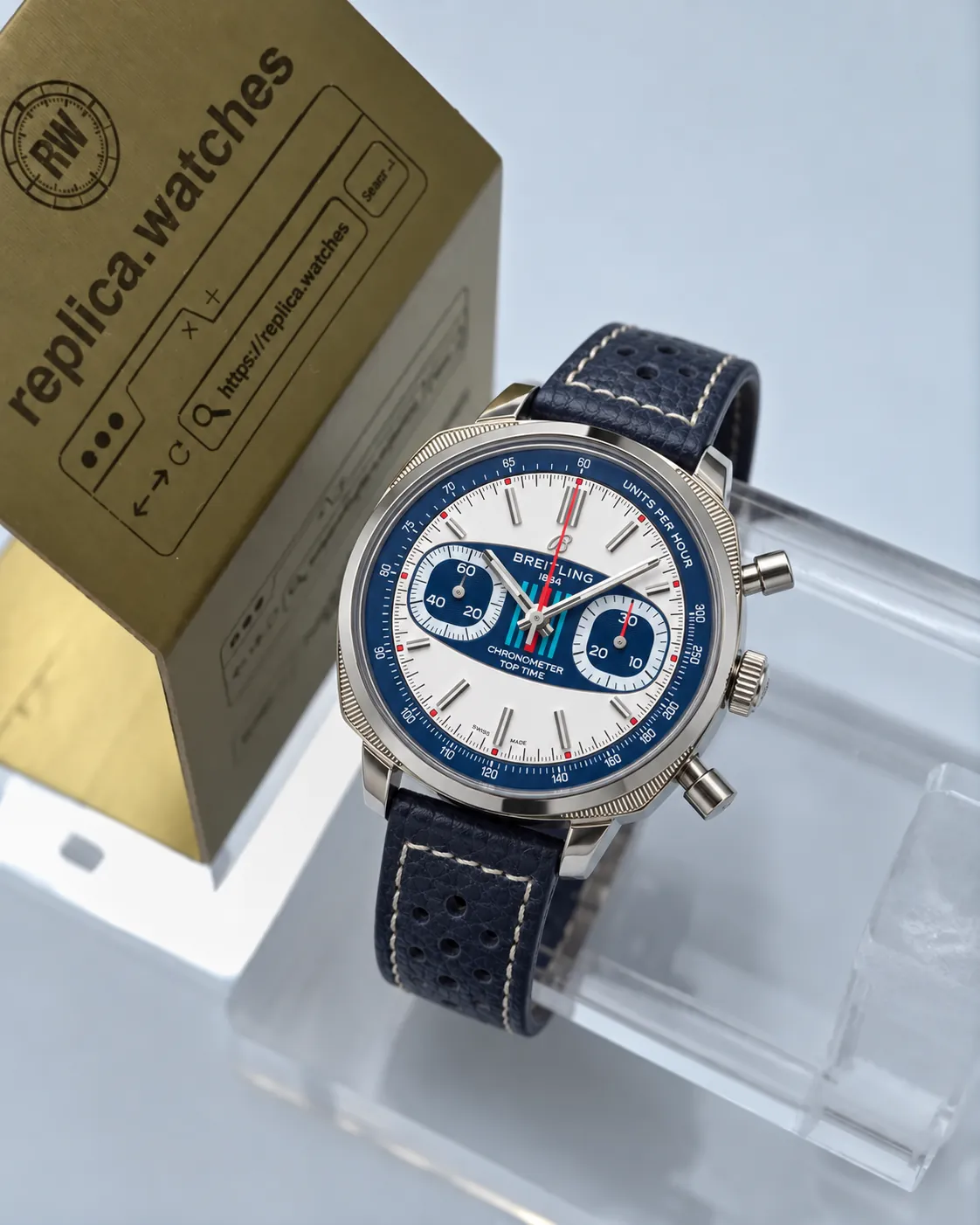 Breitling Top Time B01 Racing 38mm AB01772A1G1X1 Stainless Steel Vintage Watch