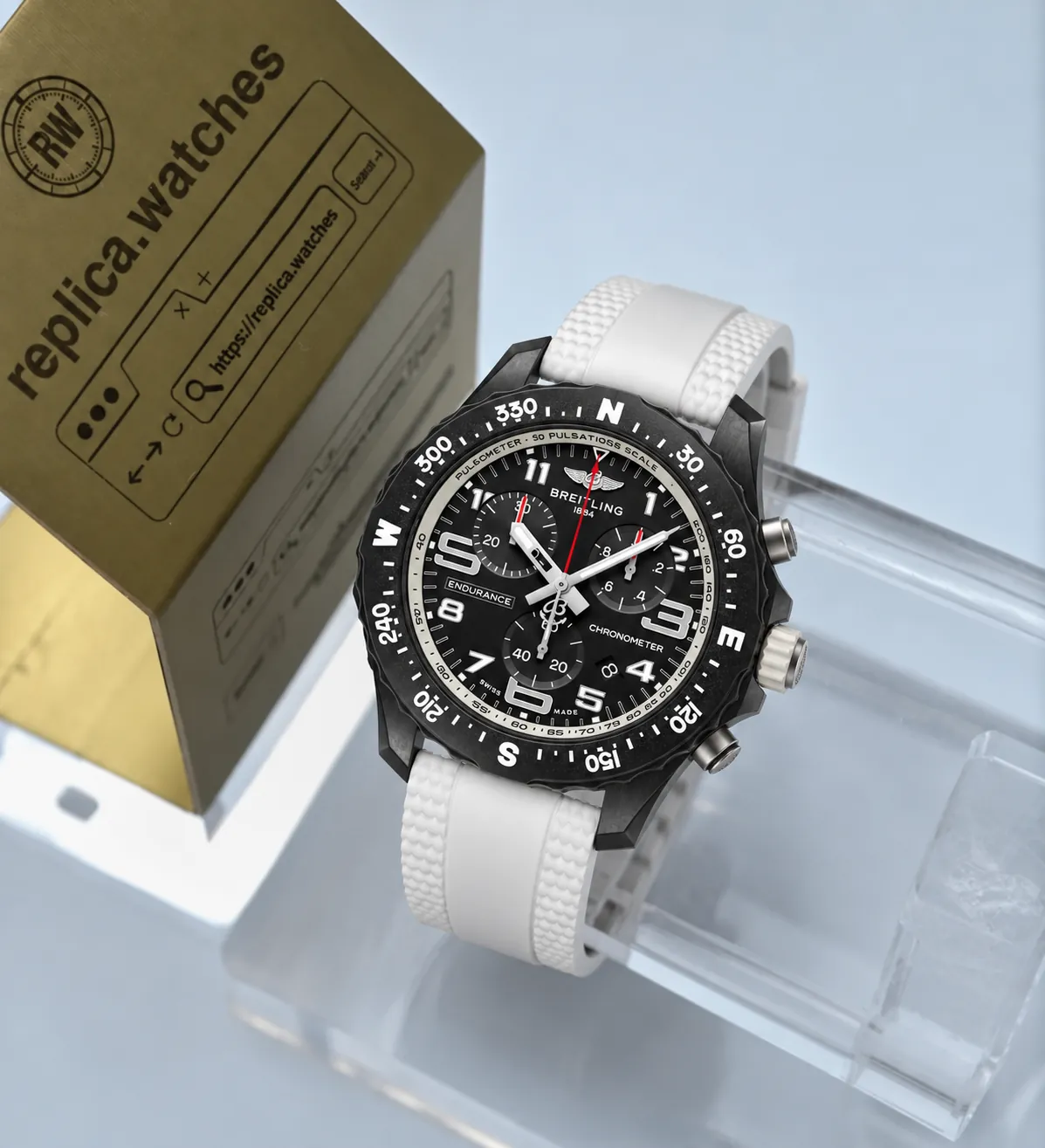 Breitling Endurance Pro 38mm X83310A71B1S1 Quartz Carbon Fiber Replica Watch