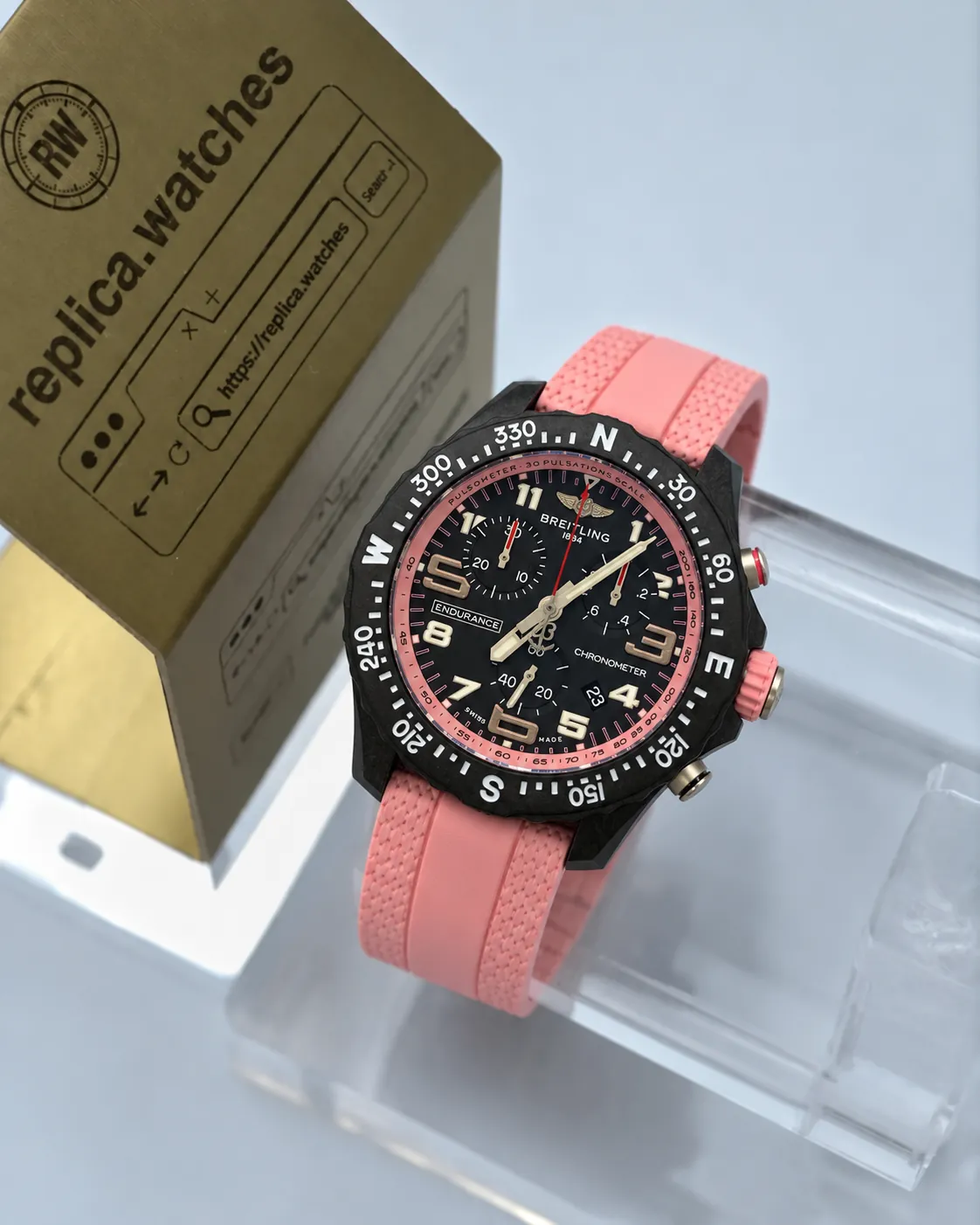 Breitling Endurance Pro 38 X83310D41B1S1 Automatic Carbon Fiber Sports Replica Watch