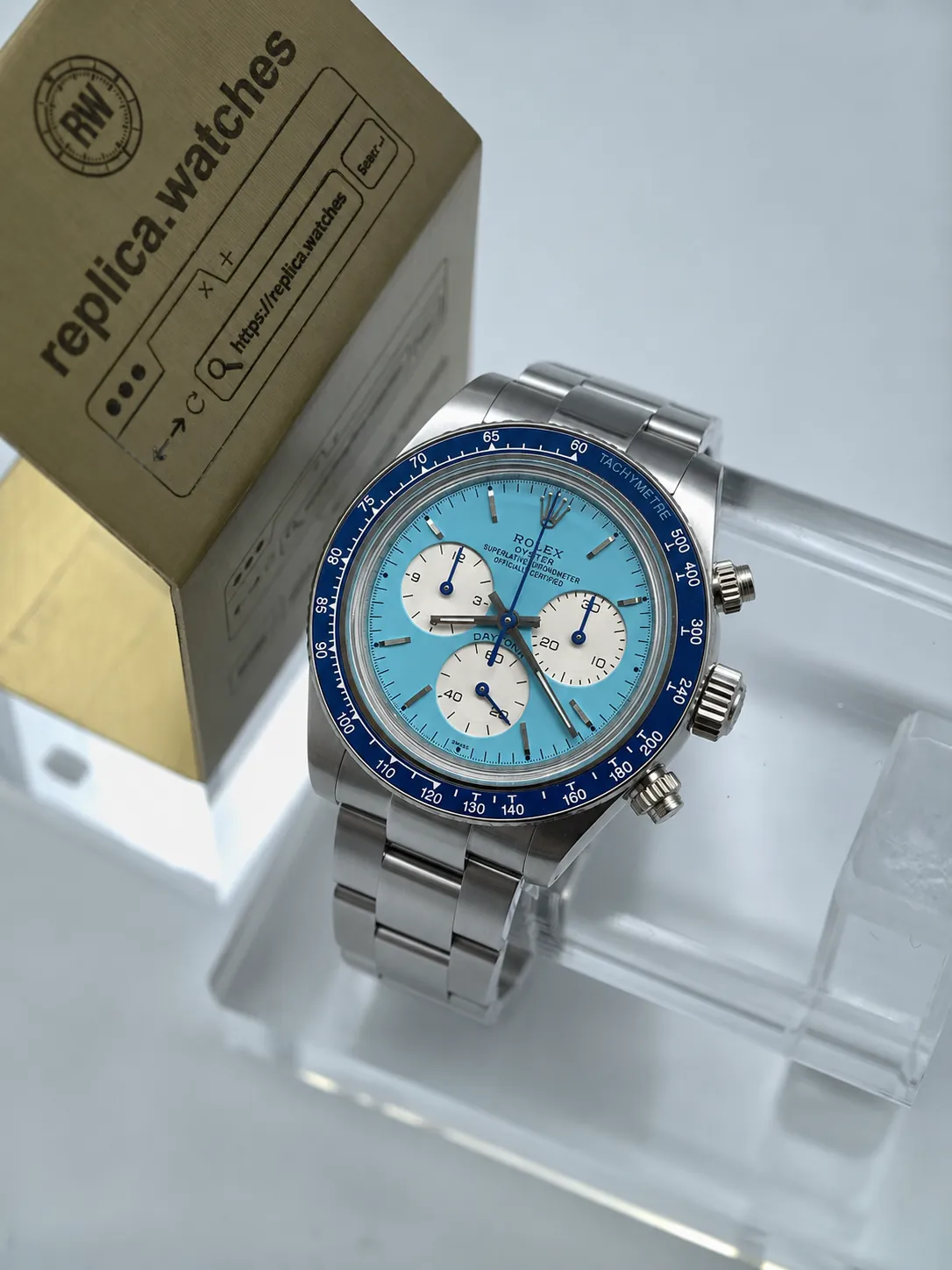 Rolex Daytona Scona Artisans de Genève 40mm Tiffany Blue Replica Watch