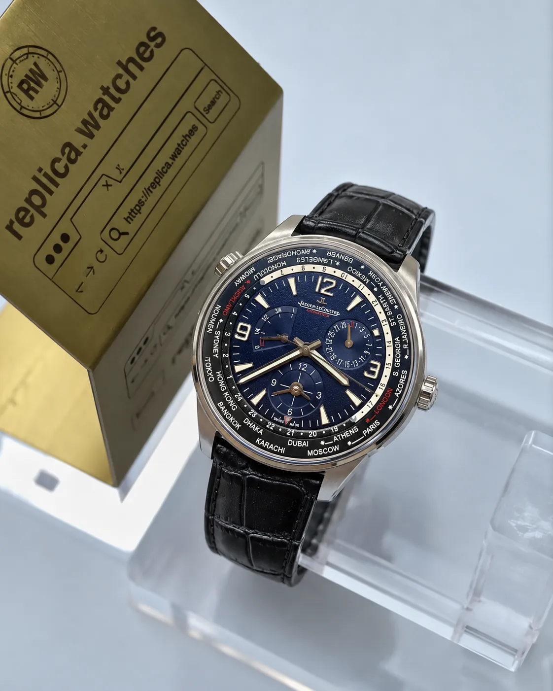 Jaeger-LeCoultre Polaris 42mm 904847J Midnight Blue Business Watch
