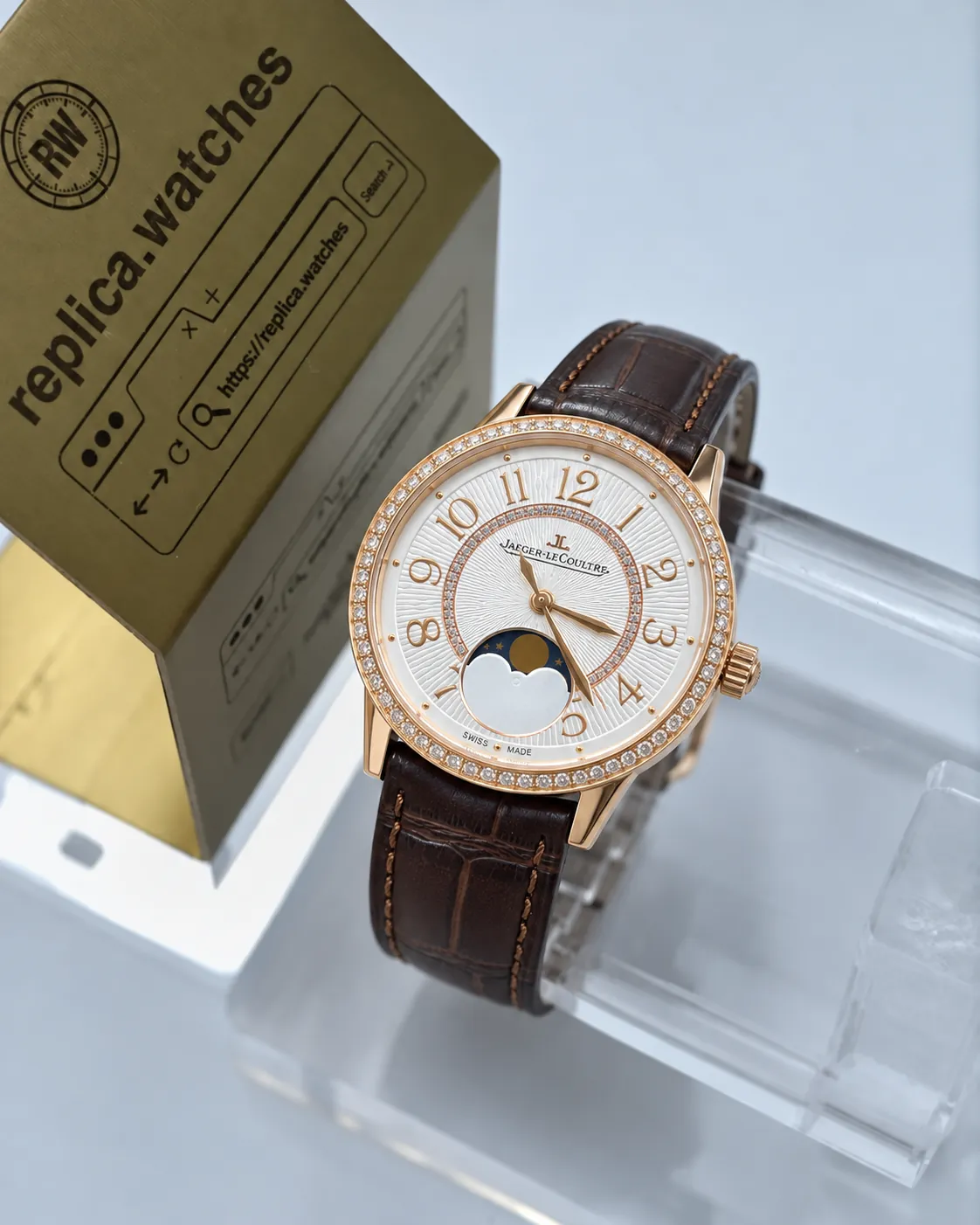 Jaeger-LeCoultre Rendez-Vous Moon 34mm Q3572431 Elegant Ladies' Replica Watch