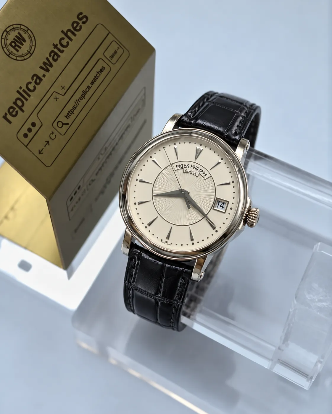 Patek Philippe Calatrava 5153G-010 38mm Classic Dress Replica Watch