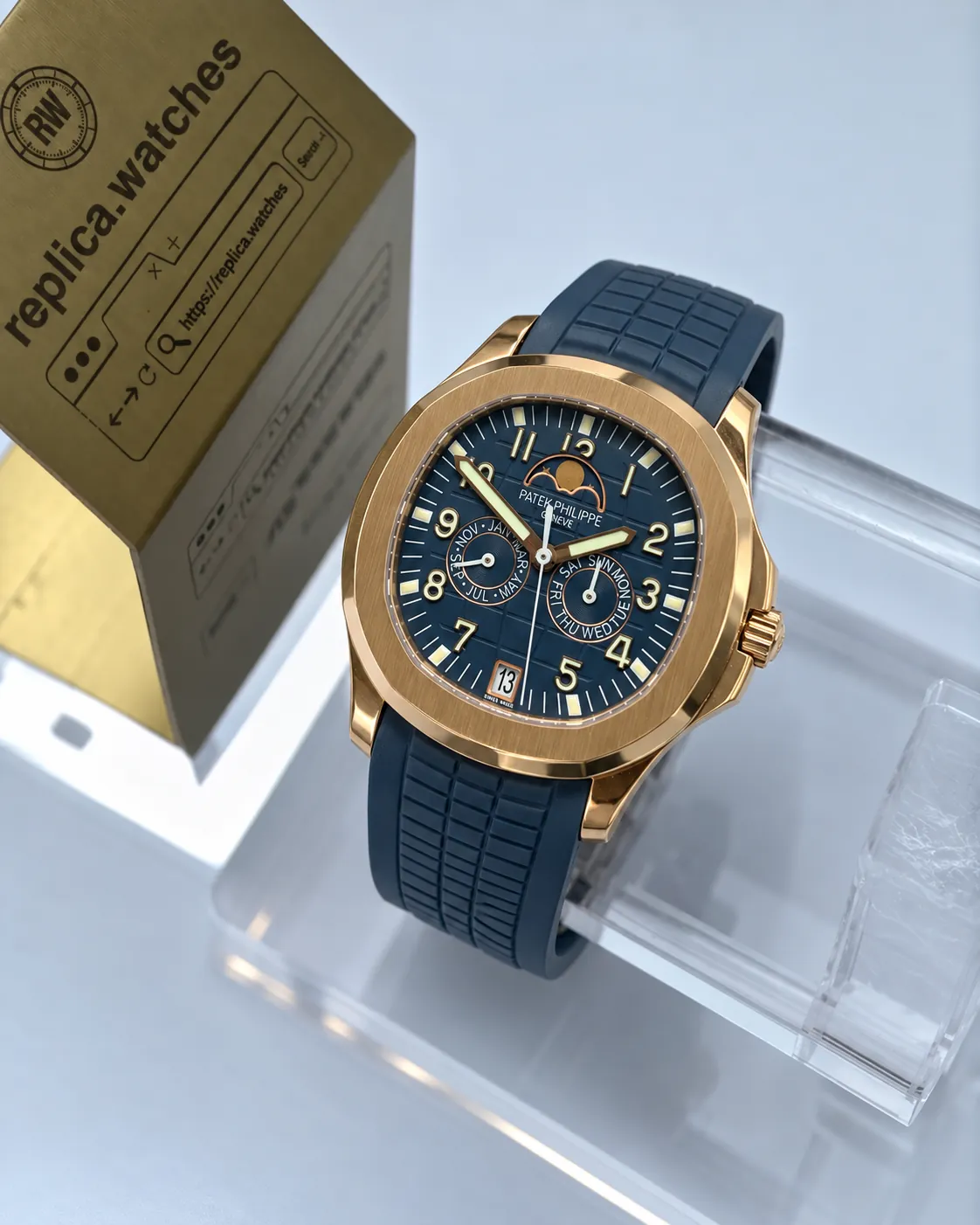 Patek Philippe Aquanaut Luce 5261R-001 39.9mm Weighted Annual Calendar Replica Watch