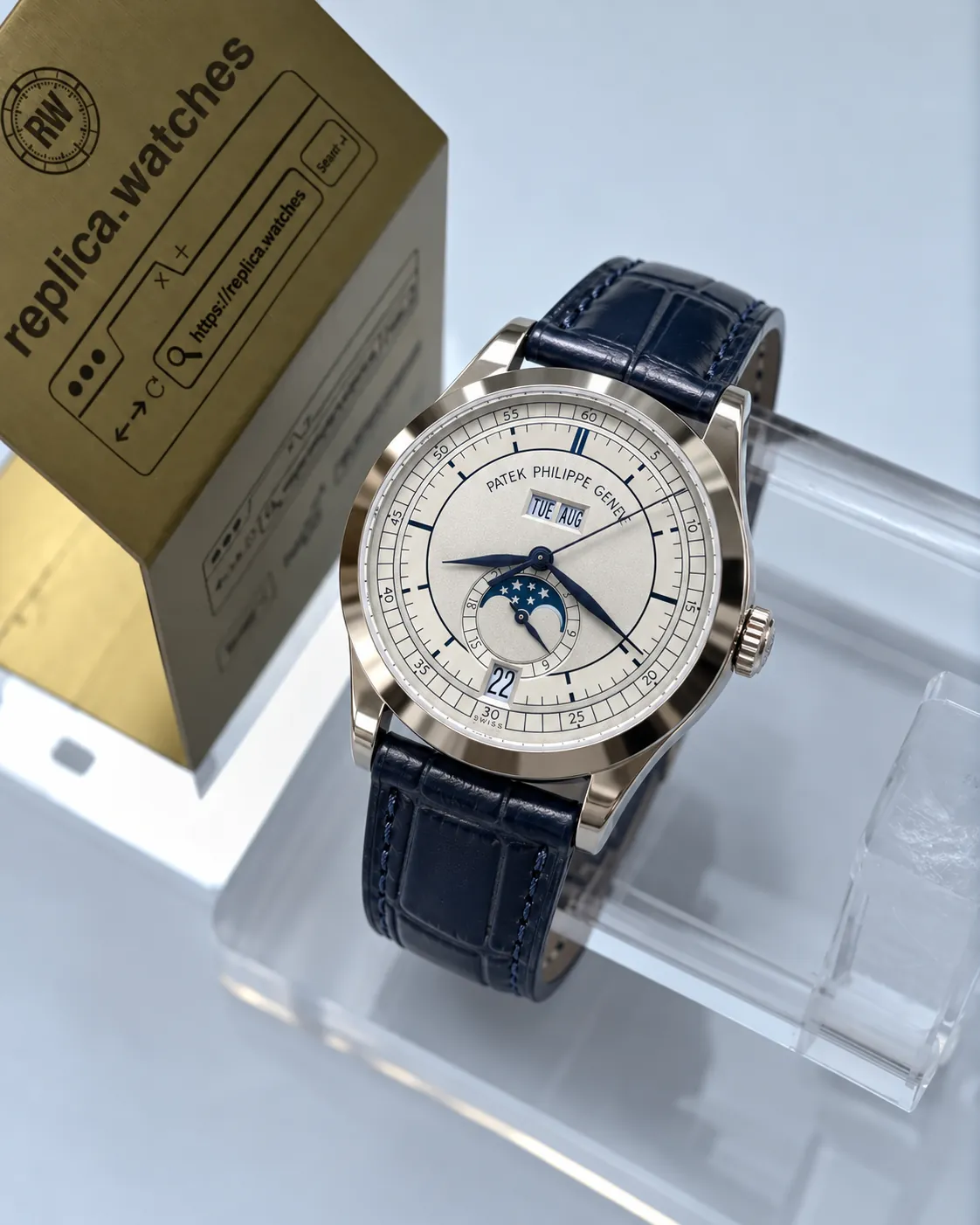 Patek Philippe Complications 5396G-001 38mm Automatic Annual Calendar Replica Watch