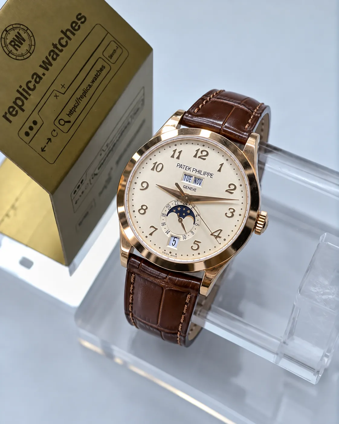 Patek Philippe Complications 5396R-012 38.5mm White Dial Replica Watch