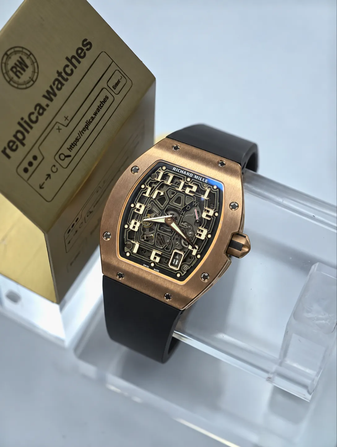 Richard Mille RM 67-01 Automatic Movement 39mm Lightweight Skeleton Clone Watch