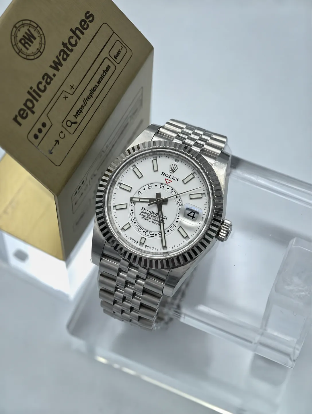 Rolex Sky-Dweller Super Clone M336934-0004 42mm 9002 Annual Calendar Formal Watch