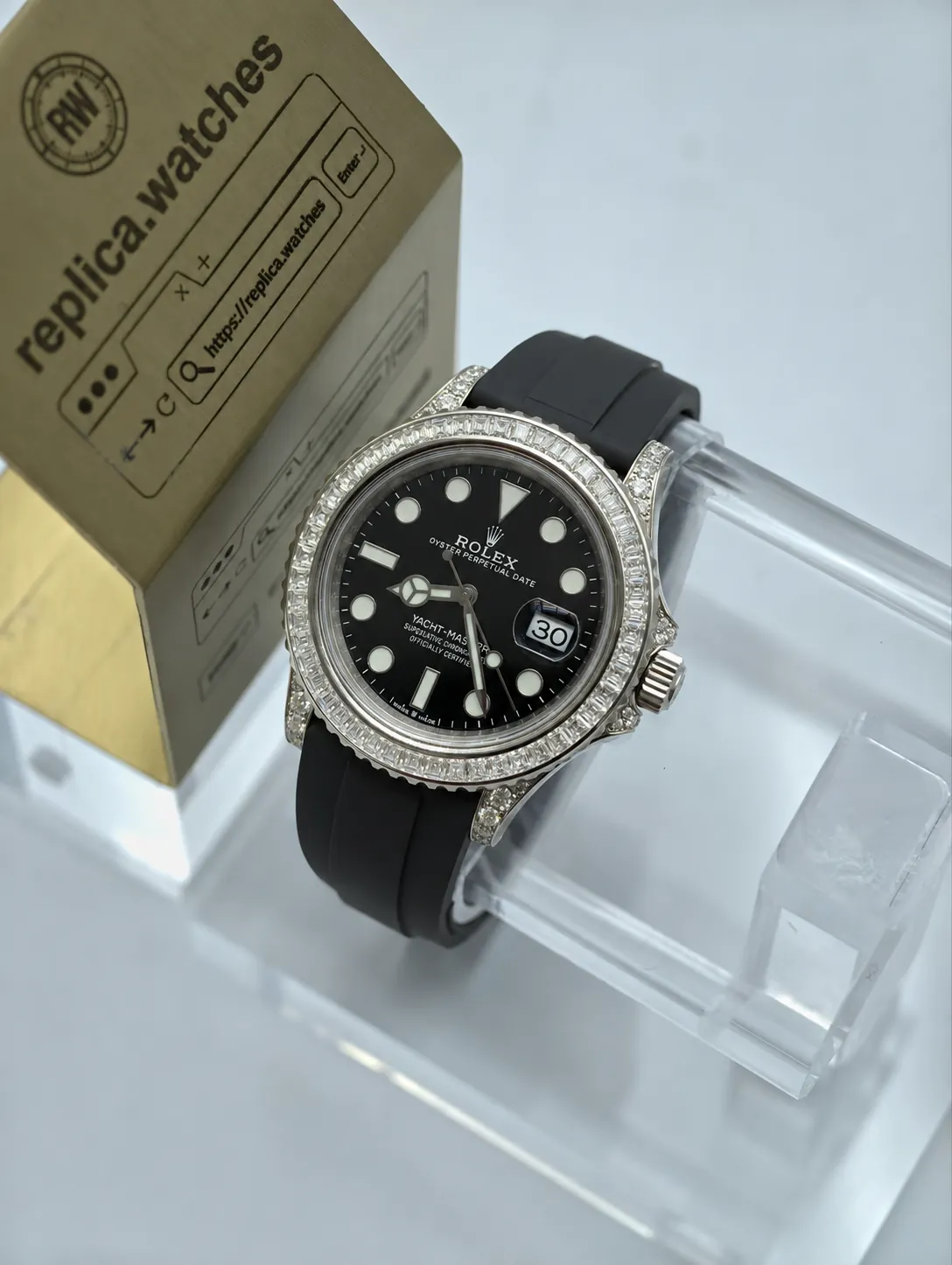 Rolex Yacht-Master Replica 226679TBR 42mm 3235 Premium Moissanite Luxury Watch