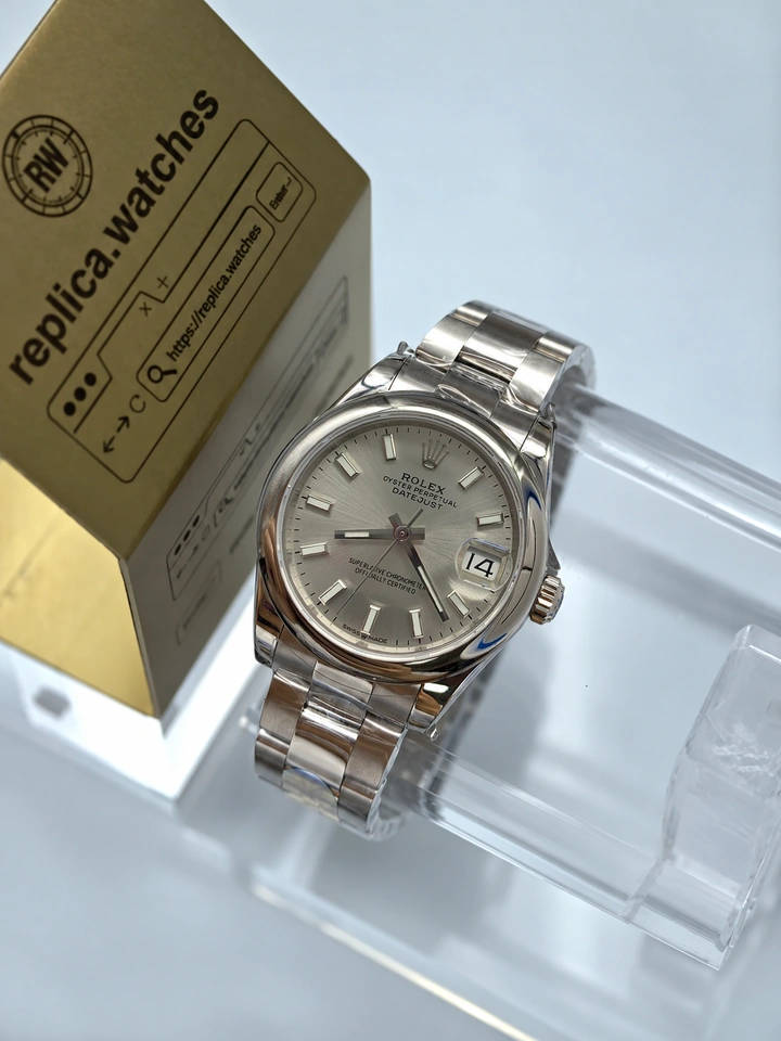 Rolex Datejust M278240-0005 Super Clone Watch 31mm Silver Dial 904L Stainless Steel Sapphire Crystal