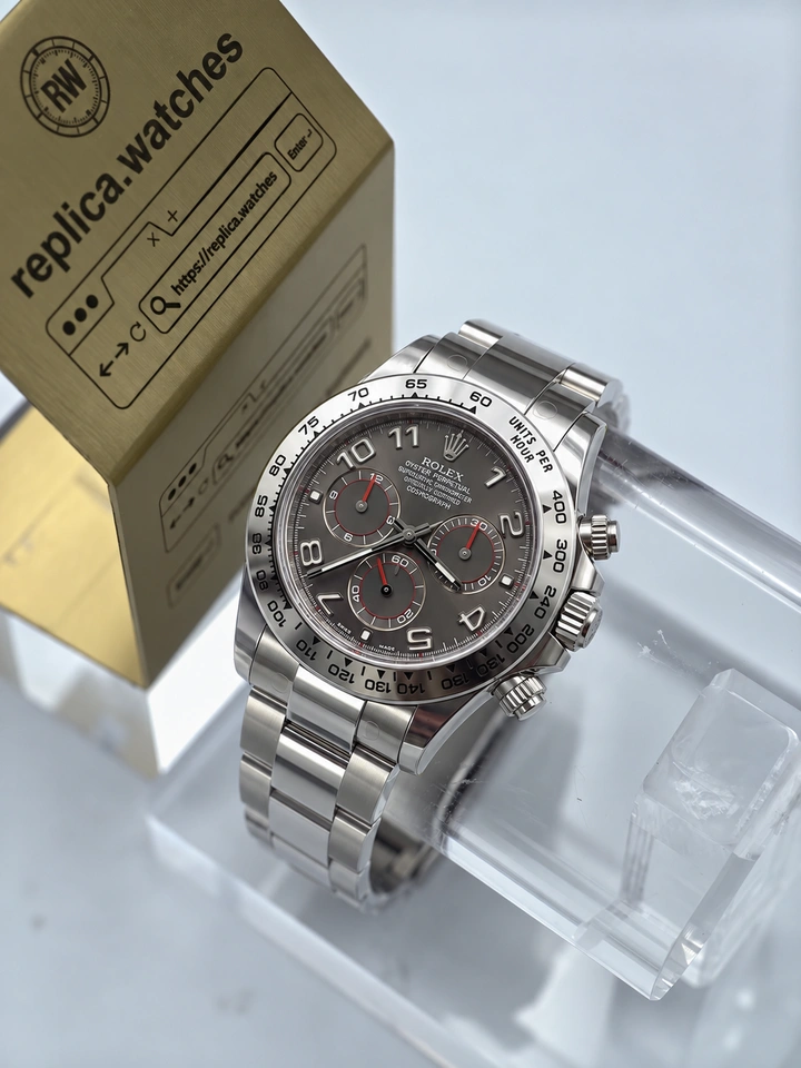 Rolex Daytona 116509 Slate Grey Racing Dial Super Clone Watch 40mm 904L Steel Clone Cal.4130 Chronograph