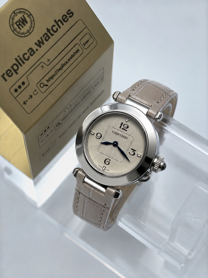 Cartier Pasha de Cartier WSPA0021 30mm Silver Dial Super Clone Watch Stainless Steel Quartz