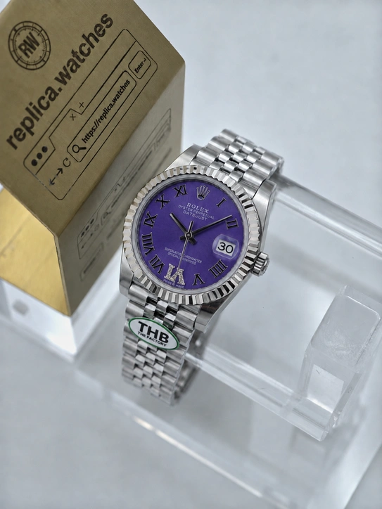 Rolex Datejust 31 M278274-0026 Aubergine Sunray Dial 904L Steel Super Clone Watch Clone Caliber 2236 Movement